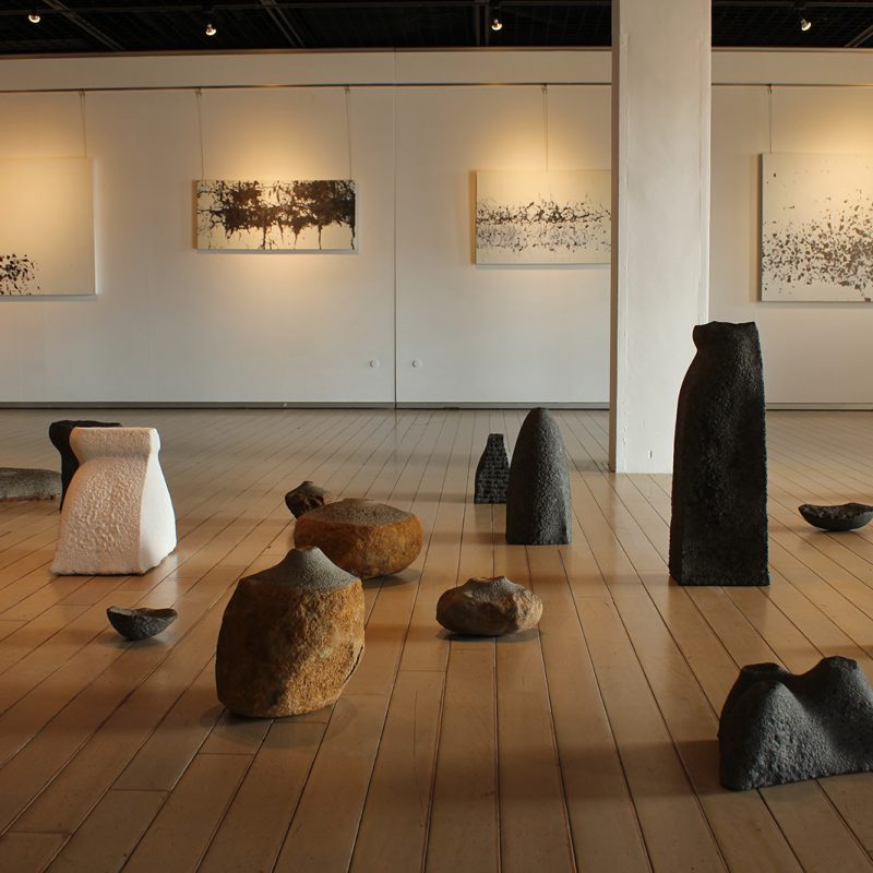 横浜赤レンガ倉庫「六つの交差」展示風景　「Six crossing」 Scenery at Yokohama Red Brick Warehouse